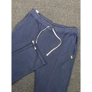 Polo Ralph Lauren The RL Fleece Sweatpant Mens 2XL Pony Drawstring Jogger Blue